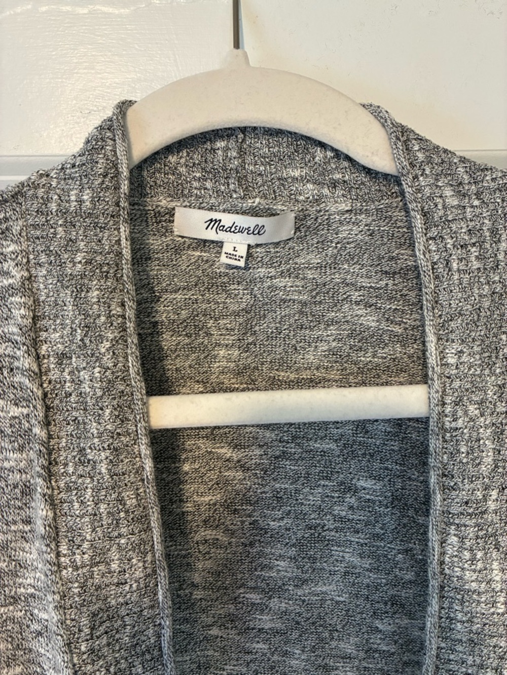 Madewell Gray Cardigan - Picture 2 of 2